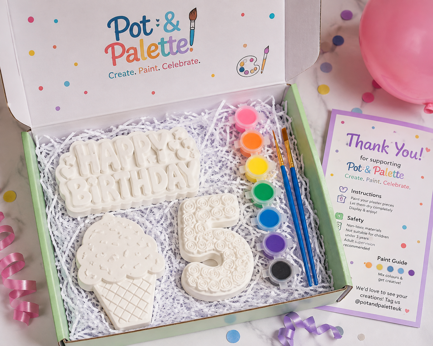 Birthday Paint & Create Box